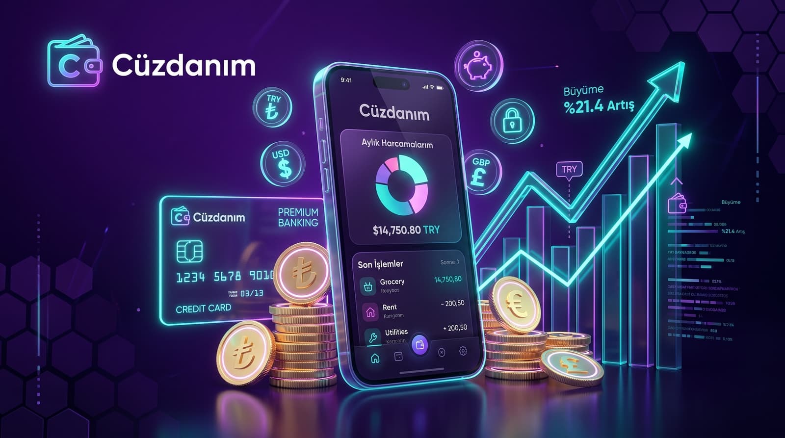 Cüzdanım.net ön muhasebe programı ile finansal yönetim